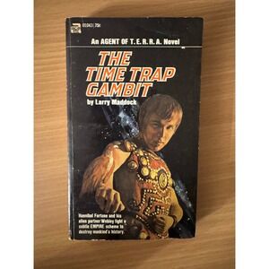 The Time Trap Gambit by Larry Maddock Ace Book 1969 Sci Fi Novel Agent of TERRA